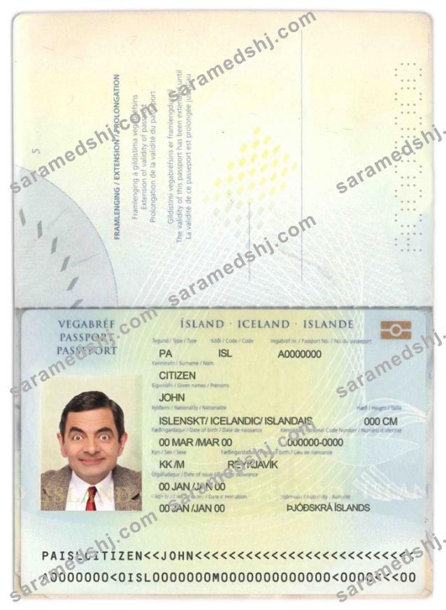 Iceland passport